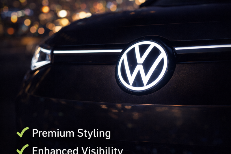 Light Up VW Emblem – Modern LED Styling for Volkswagen Vehicles